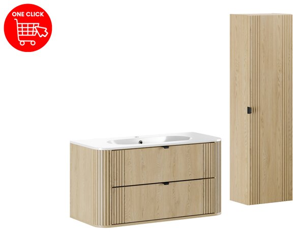 Comad Set koupelnového nábytku Ovalia Cremona 100 dub cremona