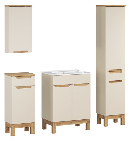 Comad Set koupelnového nábytku Bali Cashmere 60 kašmír mat