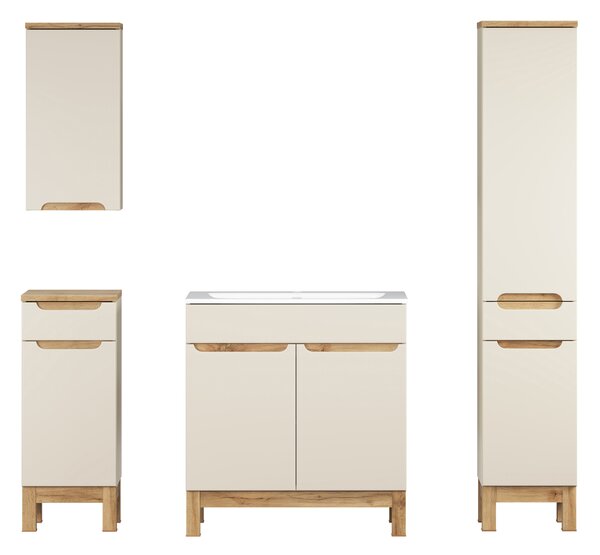 Comad Set koupelnového nábytku Bali Cashmere 80 kašmír mat