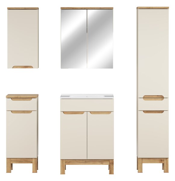 Comad Set koupelnového nábytku Bali Cashmere 60 kašmír mat