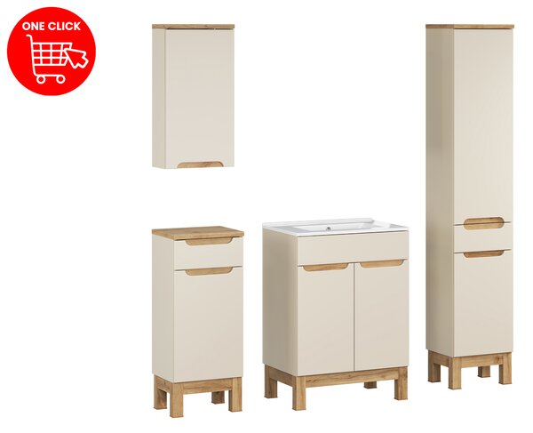 Comad Set koupelnového nábytku Bali Cashmere 60 kašmír mat