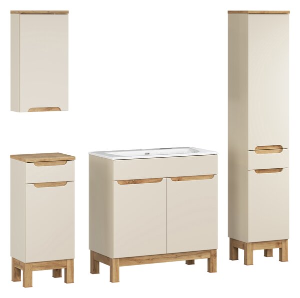 Comad Set koupelnového nábytku Bali Cashmere 80 kašmír mat