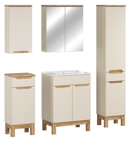 Comad Set koupelnového nábytku Bali Cashmere 60 kašmír mat