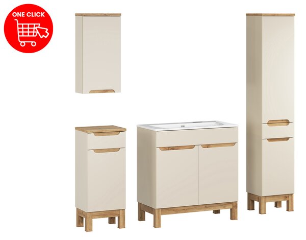 Comad Set koupelnového nábytku Bali Cashmere 80 kašmír mat