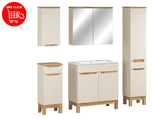 Comad Set koupelnového nábytku Bali Cashmere 80 kašmír mat