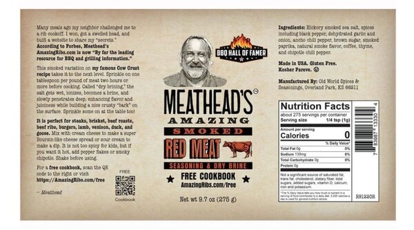 Grilovací koření Meathead's - Smoked Red Meat