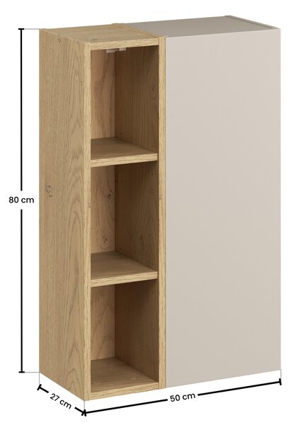 Comad Set koupelnového nábytku Dalia Cashmere kašmír mat/dub cremona