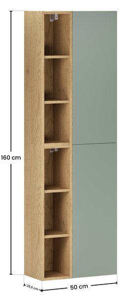 Comad Set koupelnového nábytku Aster Green zelená matná