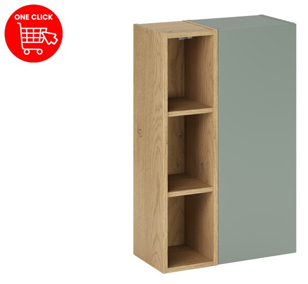 Comad Set koupelnového nábytku Aster Green 20X80 zelená matná/dub cremona
