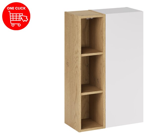 Comad Set koupelnového nábytku Aster White bílá mat/dub cremona