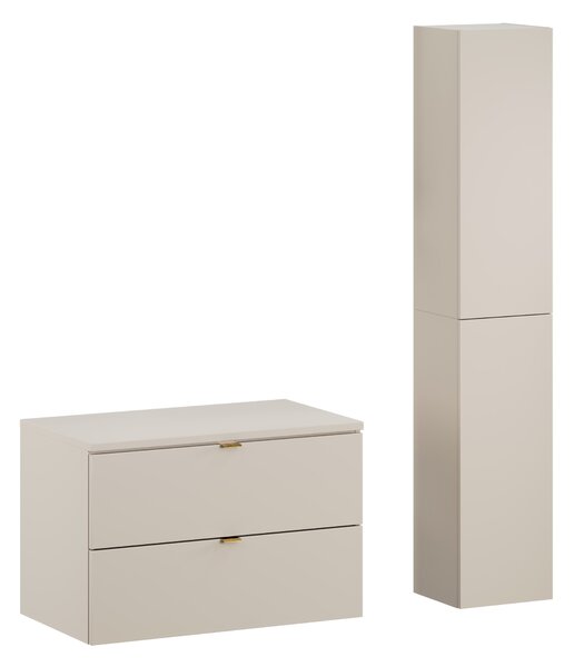Comad Set koupelnového nábytku Dalia Cashmere 80 kašmír mat