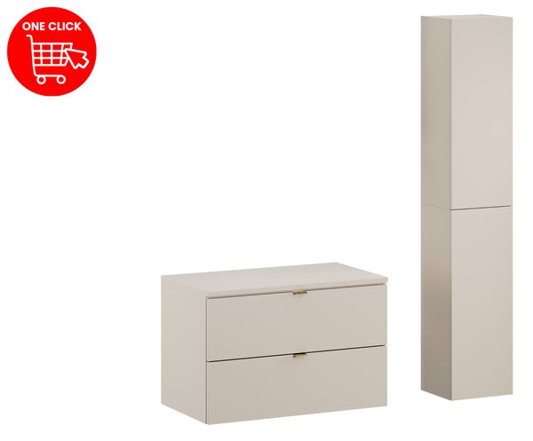 Comad Set koupelnového nábytku Dalia Cashmere 80 kašmír mat