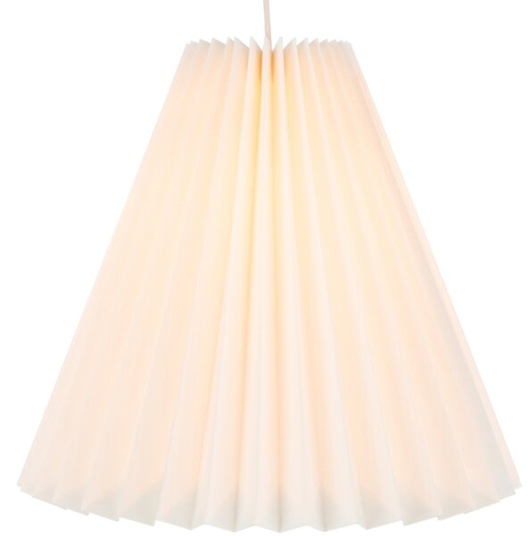Bílé papírové stínidlo J-line Dine 36 cm