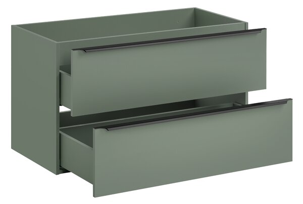 Comad Koupelnová skříňka pod umyvadlo 100 cm Sombra Green rákosově zelená