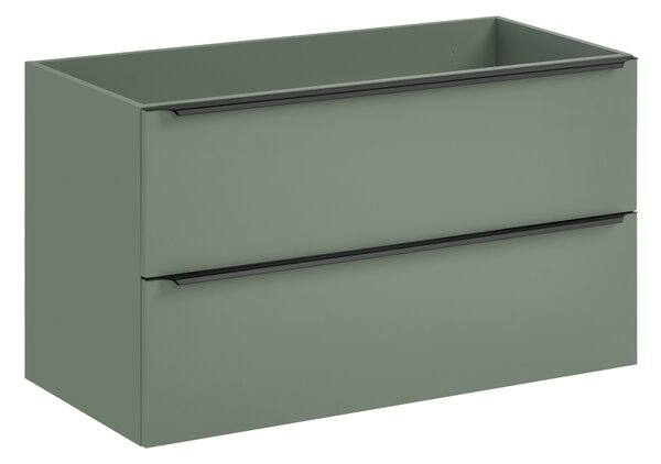 Comad Koupelnová skříňka pod umyvadlo 100 cm Sombra Green rákosově zelená