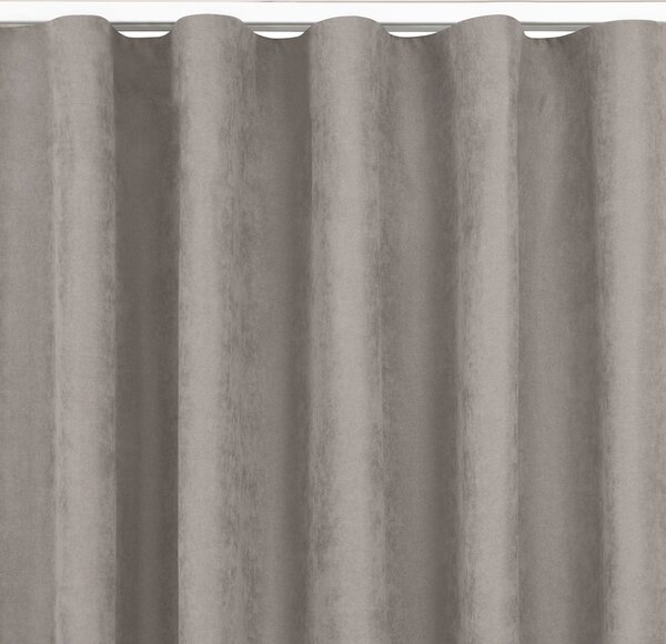 Filumi Závěs MILANA s řasící páskou Wave 7 cm cappuccino, velikost 220x225