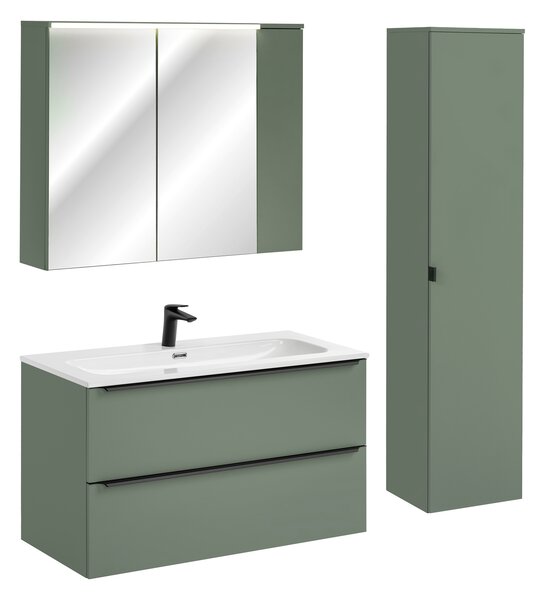 Comad Set koupelnového nábytku Sombra Green 100 rákosově zelená