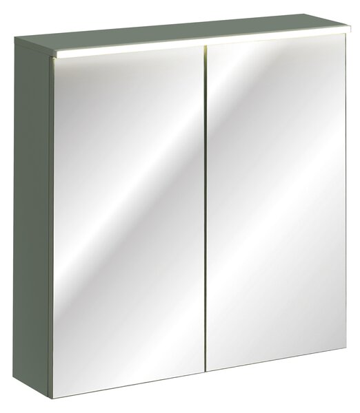 Comad Koupelnová zrcadlová skříňka 80 cm Sombra Green rákosově zelená