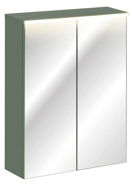 Comad Koupelnová zrcadlová skříňka 60 cm Sombra Green rákosově zelená
