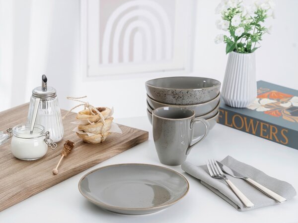 SNÍDAŇOVÁ SOUPRAVA kamenina keramika Creatable - Kolekce nádobí, Online Only