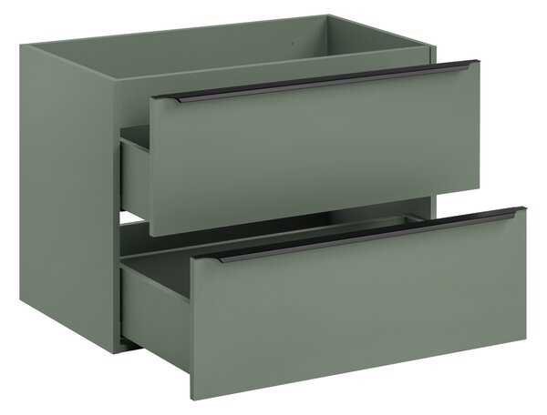 Comad Koupelnová skříňka pod umyvadlo 80 cm Sombra Green rákosově zelená