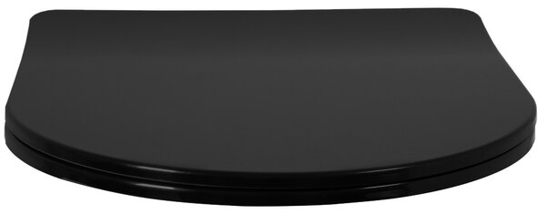 Sedátko WC CARLO FLAT UF BLACK MATT