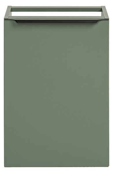 Comad Koupelnová skříňka s košem na prádlo Sombra Green rákosově zelená
