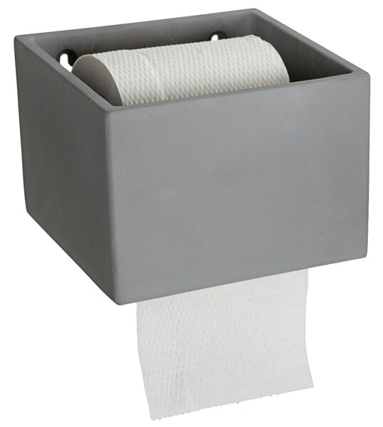 House Doctor Šedý držák na toaletní papír Cement