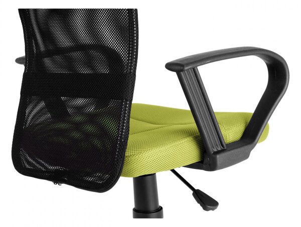 Dětská židle Neoseat MONKEY s podnoží — látka, černá / světle zelená