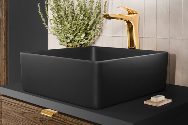 Comad Koupelnová skříňka s deskovým umyvadlem Sombra Green 60 rákosově zelená