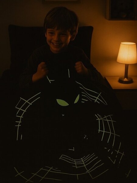 Jerry Fabrics Svítící povlečení Spiderman - Spiderman | 140 x 200 cm / 70 x 90 cm