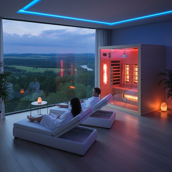 BPS-koupelny Infrasauna Relax ALTA5 175x120, 3-4 osoby