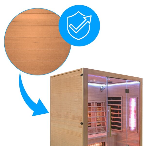 BPS-koupelny Infrasauna Relax ALTA5 175x120, 3-4 osoby