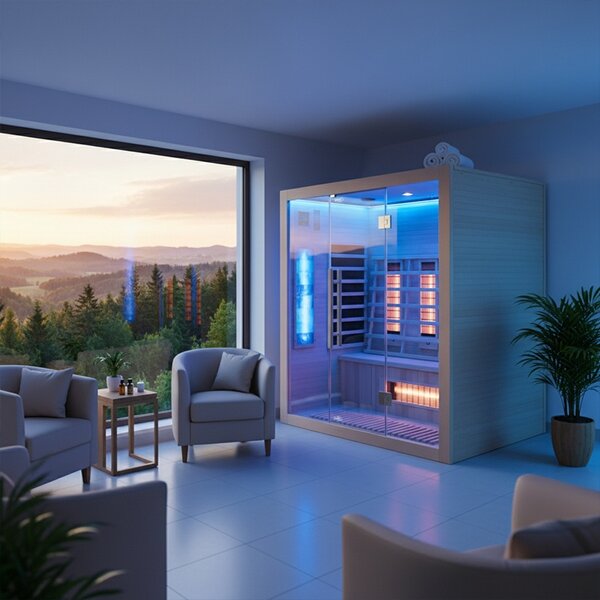 BPS-koupelny Infrasauna Relax ALTA5 175x120, 3-4 osoby