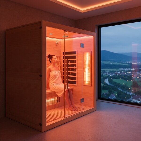 BPS-koupelny Infrasauna Relax ALTA5 175x120, 3-4 osoby