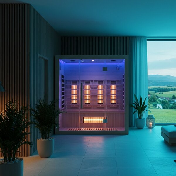 BPS-koupelny Infrasauna Relax ALTA5 175x120, 3-4 osoby