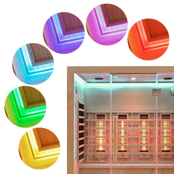 BPS-koupelny Infrasauna Relax ALTA5 175x120, 3-4 osoby