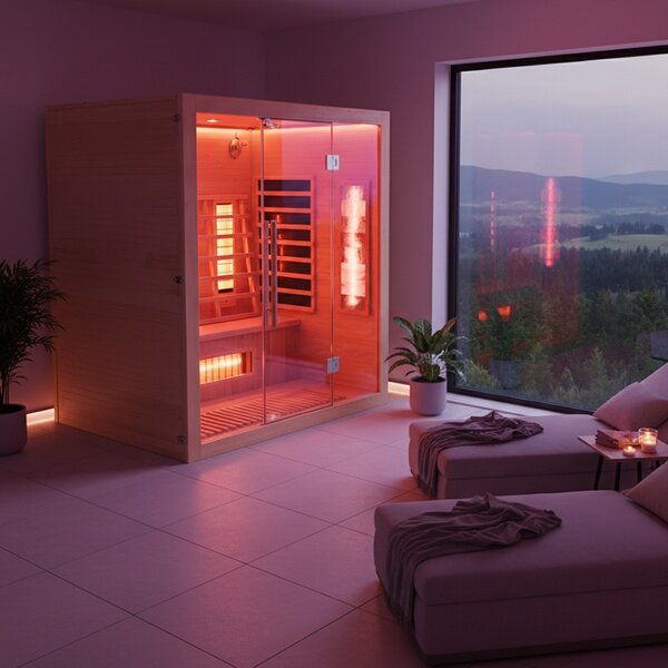 BPS-koupelny Infrasauna Relax ALTA5 175x120, 3-4 osoby