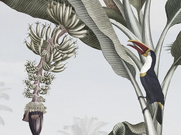 FUGU Panoramatická tapeta na zeď exotická příroda - Botanical beauty Materiál: Digitální eko vlies - klasická tapeta nesamolepicí