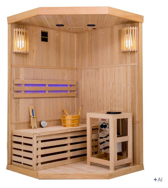 BPS-koupelny Finská sauna Relax OSLO2 120x120, 1-2 osoby