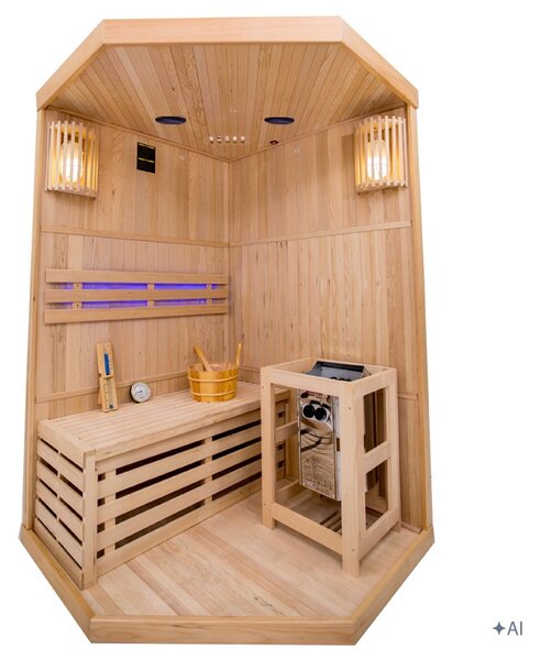 BPS-koupelny Finská sauna Relax OSLO2 120x120, 1-2 osoby