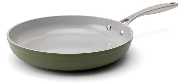 Elmich Nepřilnavá keramická pánev Zen Ø 26 cm - olivově zelená