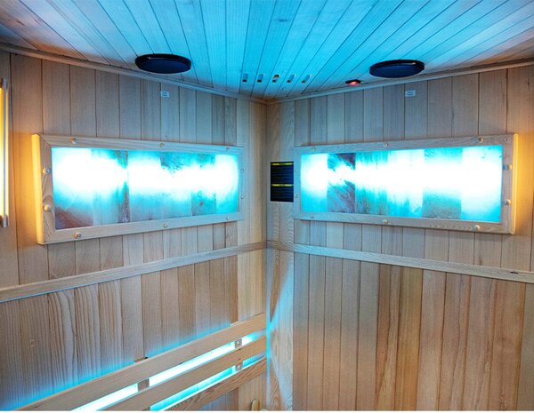 BPS-koupelny Finská sauna Relax KEMI2 120x120, 1-2 osoby