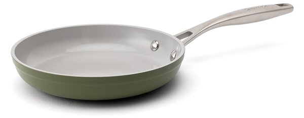 Elmich Nepřilnavá keramická pánev Zen Ø 20 cm - olivově zelená