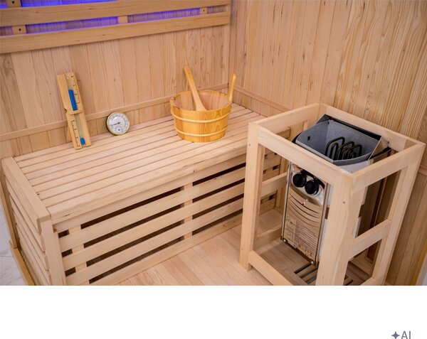 BPS-koupelny Finská sauna Relax OSLO2 120x120, 1-2 osoby