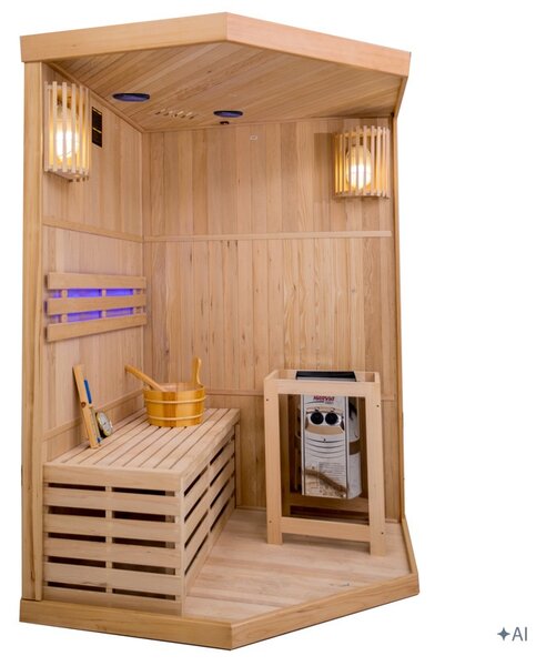 BPS-koupelny Finská sauna Relax OSLO2 120x120, 1-2 osoby