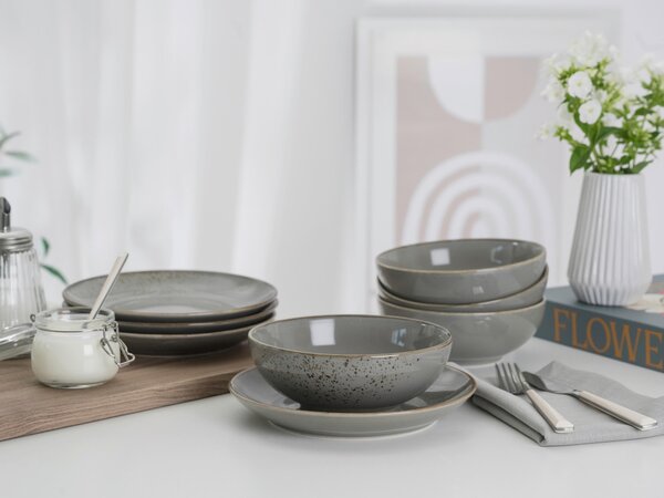 KOMBINOVANÁ SOUPRAVA, 20dílné, kamenina Creatable - Online Only nádobí, Online Only