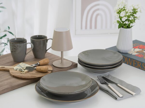 KOMBINOVANÁ SOUPRAVA, 20dílné, kamenina Creatable - Online Only nádobí, Online Only