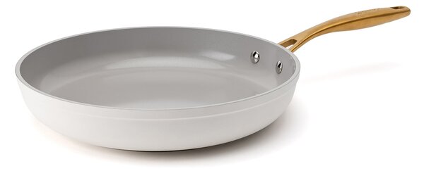 Elmich Nepřilnavá keramická pánev Zen Ø 26 cm - krémovo zlatá