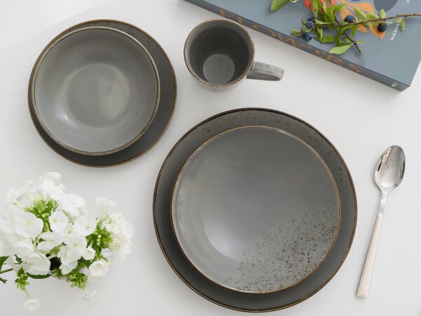 KOMBINOVANÁ SOUPRAVA, 20dílné, kamenina Creatable - Online Only nádobí, Online Only
